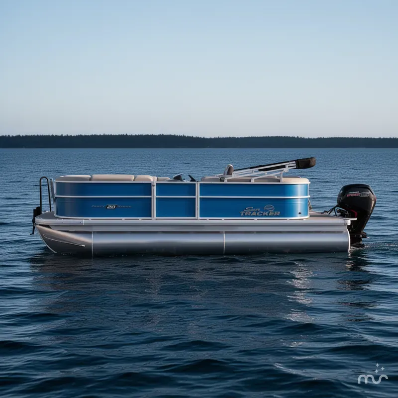 Slide: The Image of Sun Tracker Party Barge 20 DLX 2026 - 1