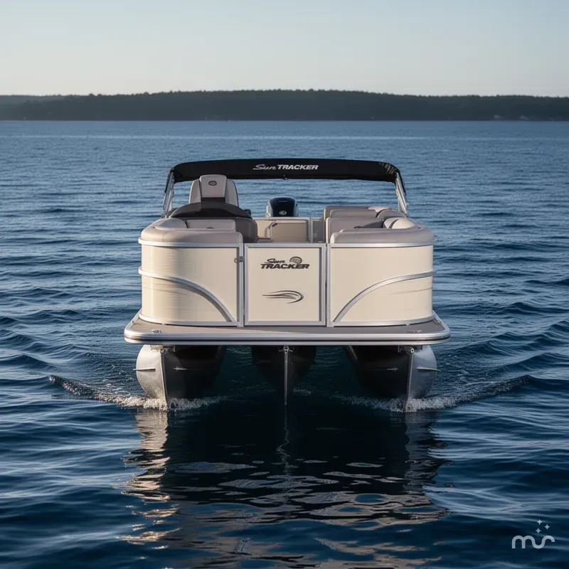 Slide: The Image of Sun Tracker Party Barge 20 DLX 2026 - 3