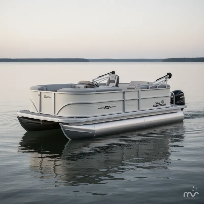 Slide: The Image of Sun Tracker Party Barge 20 DLX 2026 - 0