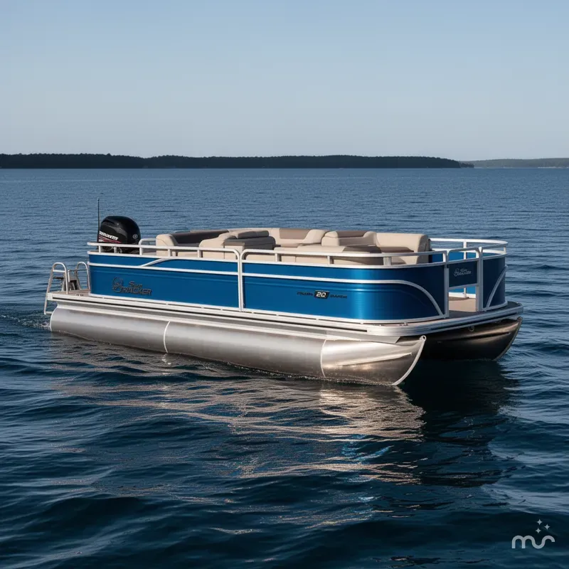 Slide: The Image of Sun Tracker Fishin' Barge 20 DLX 2026 - 0