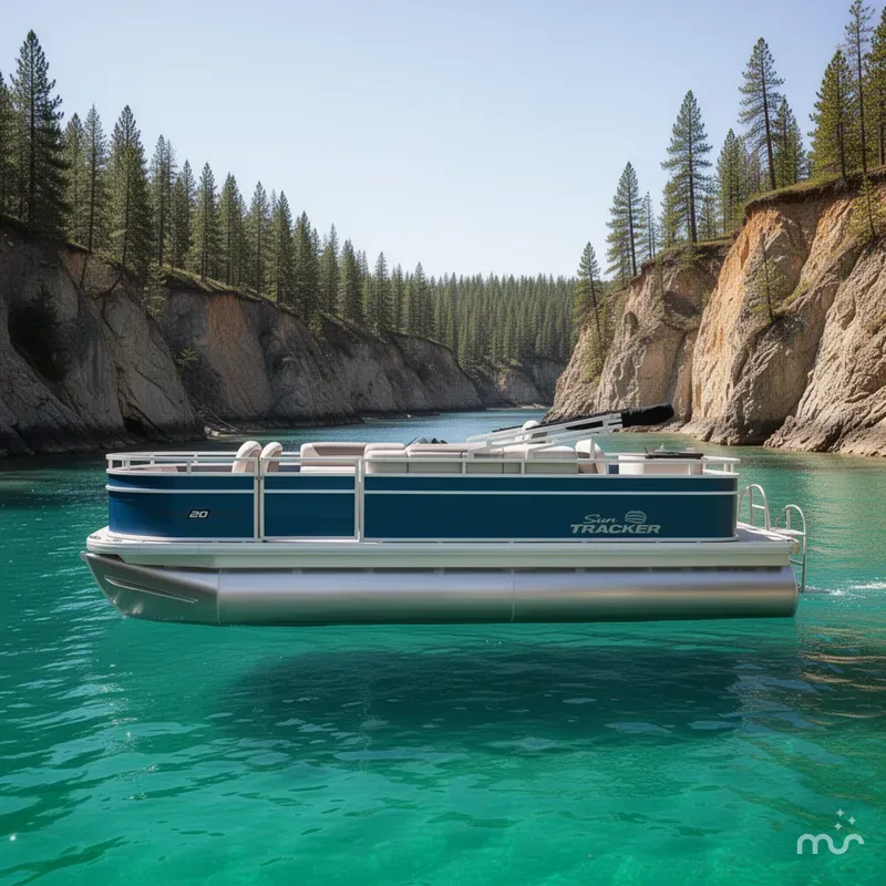 Slide: The Image of Sun Tracker Fishin' Barge 20 DLX 2026 - 2
