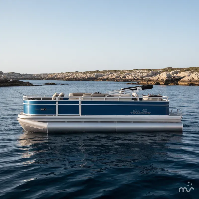 Slide: The Image of Sun Tracker Fishin' Barge 20 DLX 2026 - 2