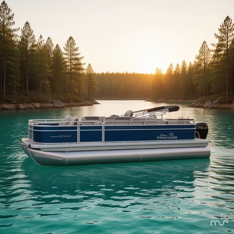 Slide: The Image of Sun Tracker Fishin' Barge 20 DLX 2026 - 2
