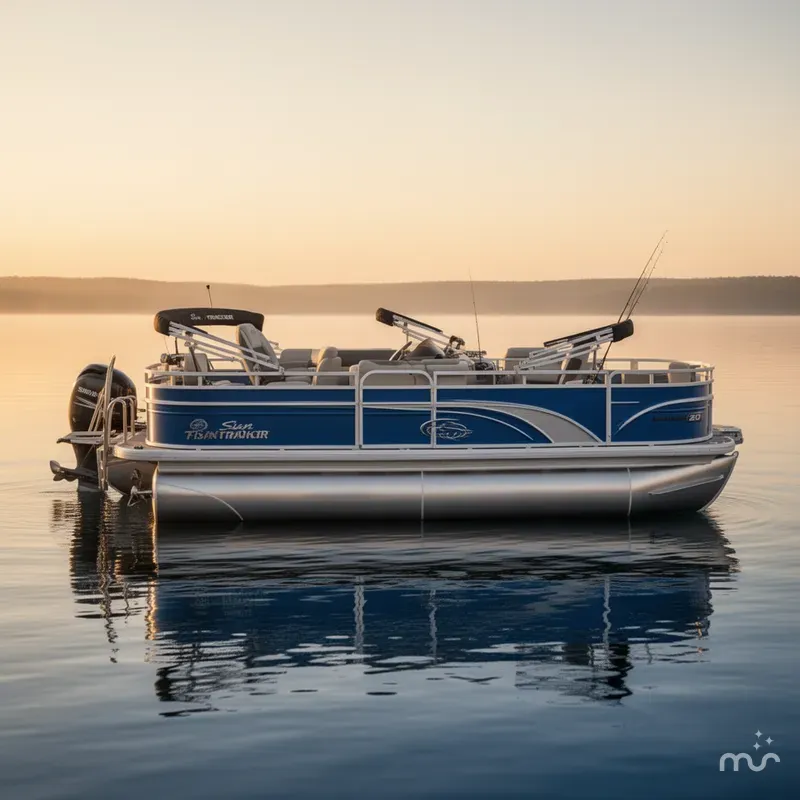 Slide: The Image of Sun Tracker Fishin' Barge 20 DLX 2026 - 0