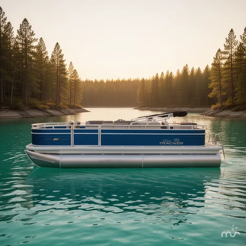 Slide: The Image of Sun Tracker Fishin' Barge 20 DLX 2026 - 2
