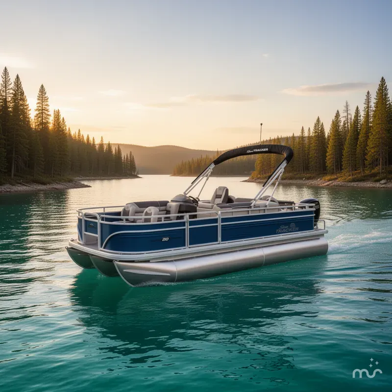 Slide: The Image of Sun Tracker Fishin' Barge 20 DLX 2026 - 4