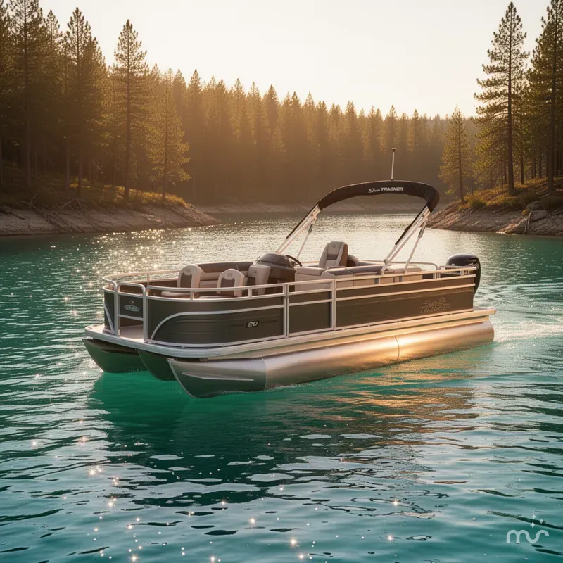 Slide: The Image of Sun Tracker Fishin' Barge 20 DLX 2026 - 4