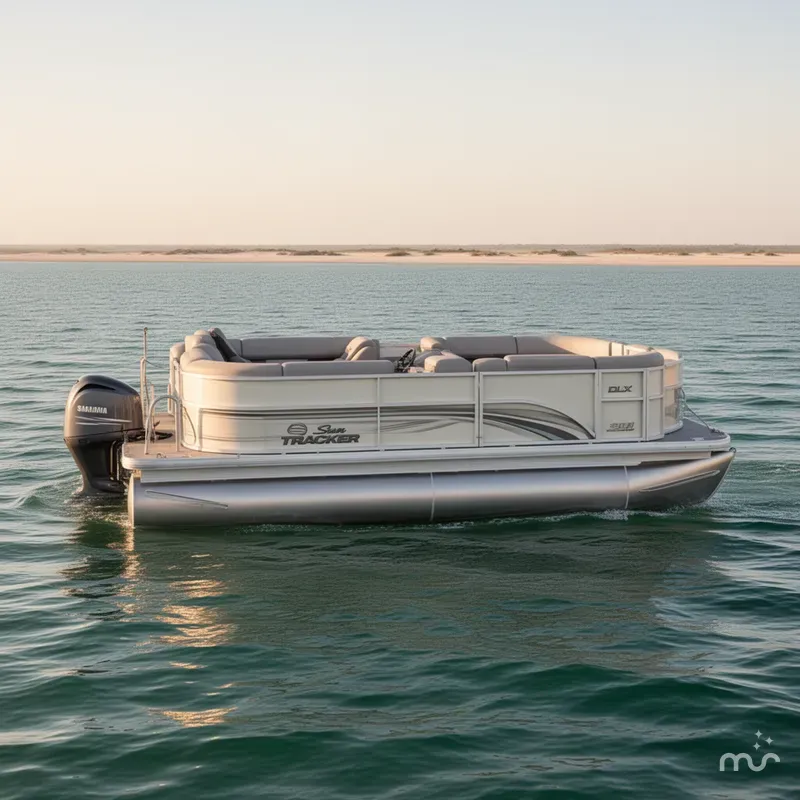 Slide: The Image of Sun Tracker Party Barge 20 DLX 2026 - 0