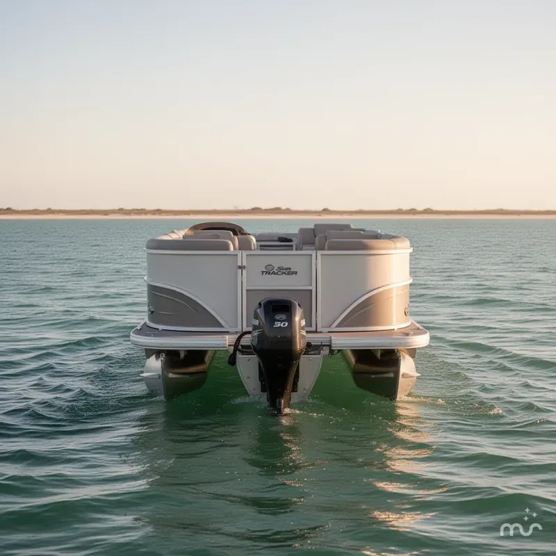 Slide: The Image of Sun Tracker Party Barge 20 DLX 2026 - 2