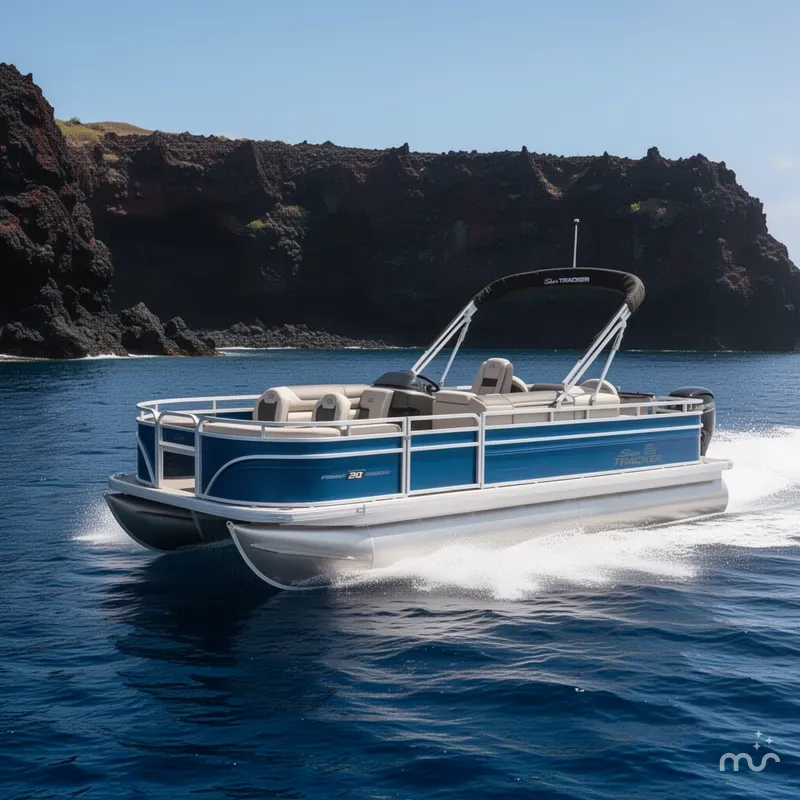 Slide: The Image of Sun Tracker Fishin' Barge 20 DLX 2026 - 4