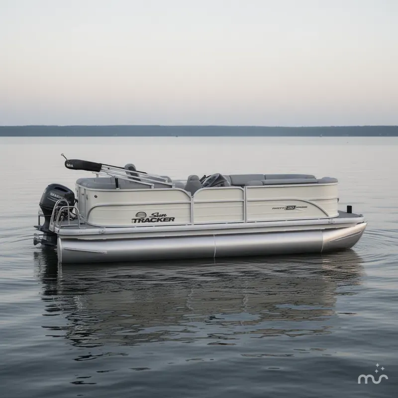Slide: The Image of Sun Tracker Party Barge 20 DLX 2026 - 0