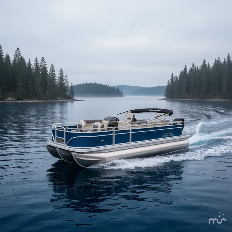 Slide: The Image of Sun Tracker Fishin' Barge 20 DLX 2026 - 4