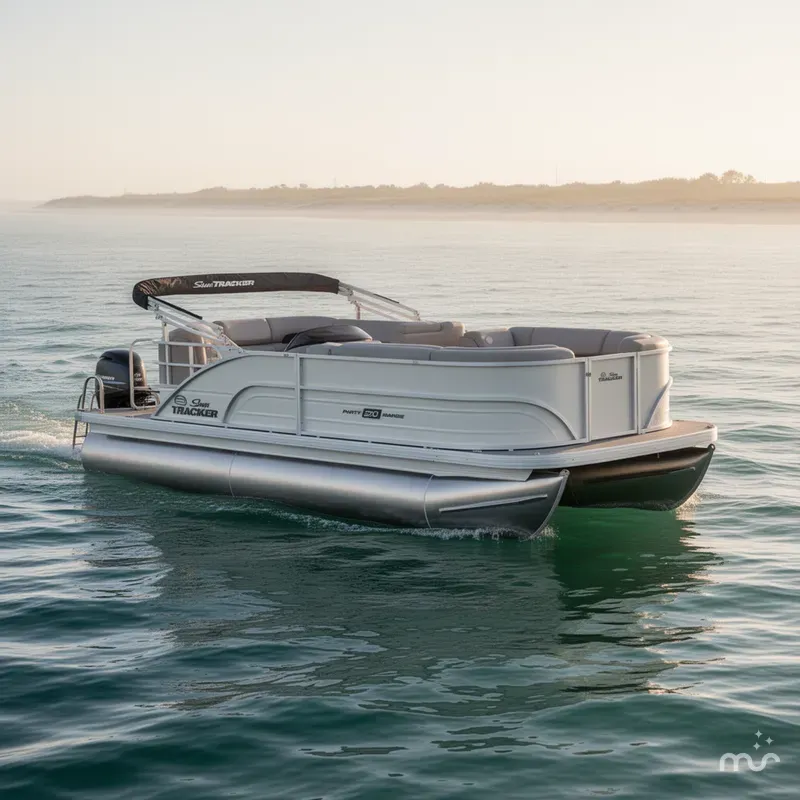 Slide: The Image of Sun Tracker Party Barge 20 DLX 2026 - 0