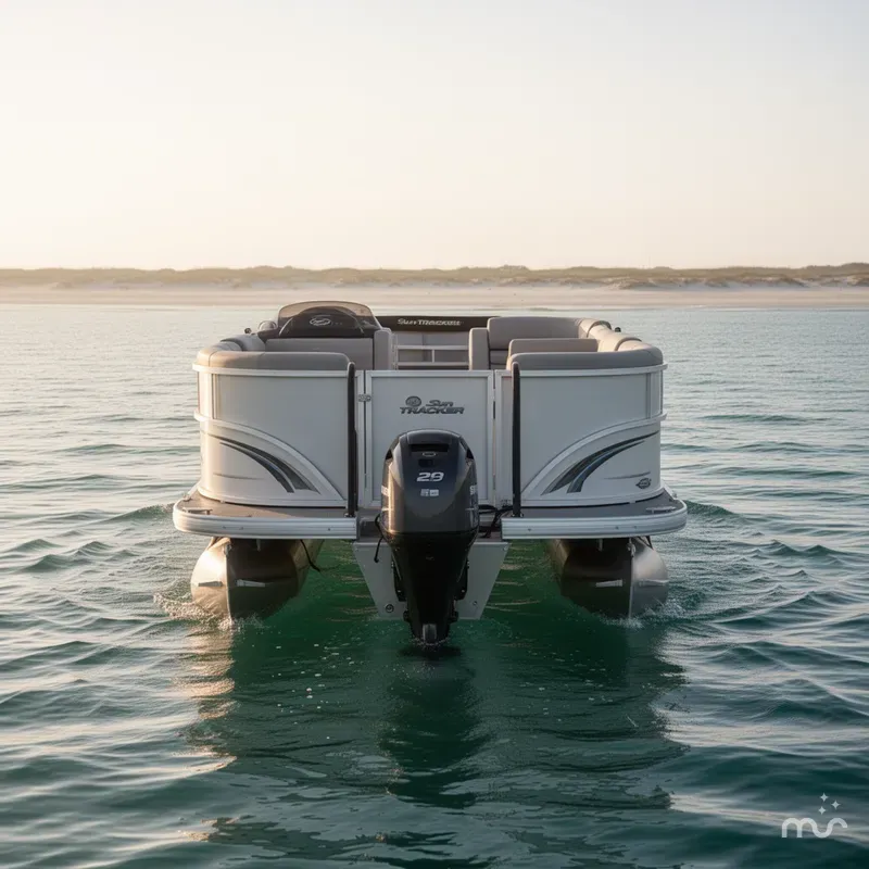 Slide: The Image of Sun Tracker Party Barge 20 DLX 2026 - 2