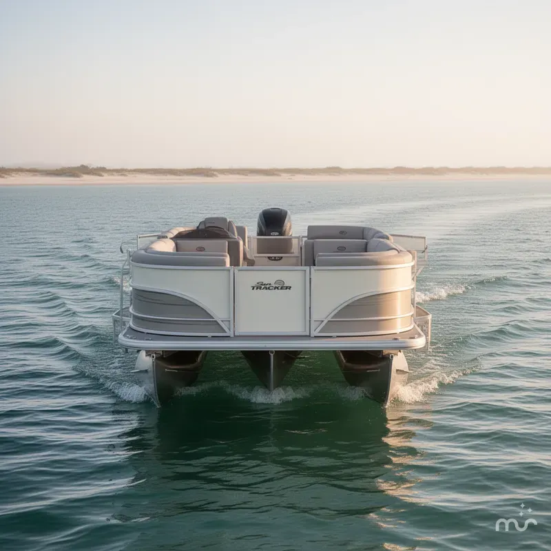 Slide: The Image of Sun Tracker Party Barge 20 DLX 2026 - 3