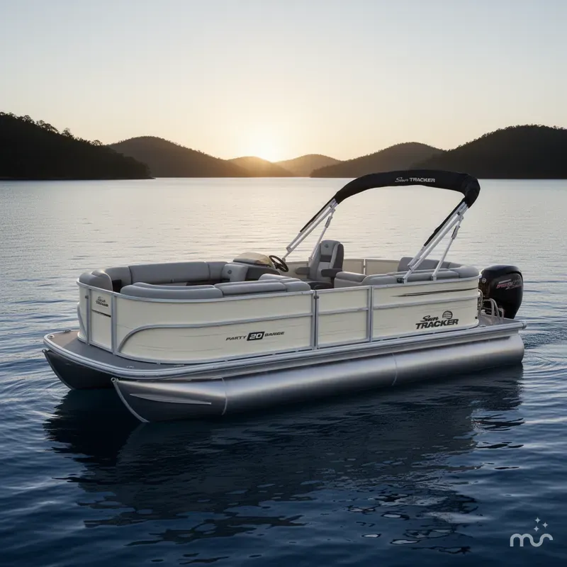 Slide: The Image of Sun Tracker Party Barge 20 DLX 2026 - 0
