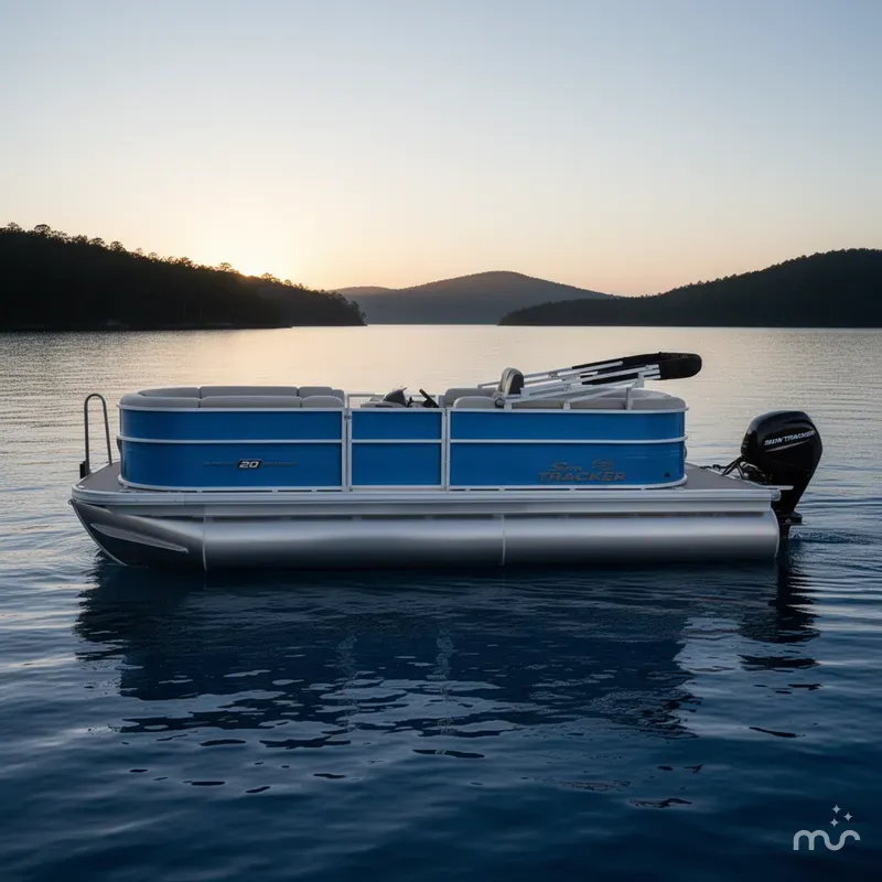 Slide: The Image of Sun Tracker Party Barge 20 DLX 2026 - 1