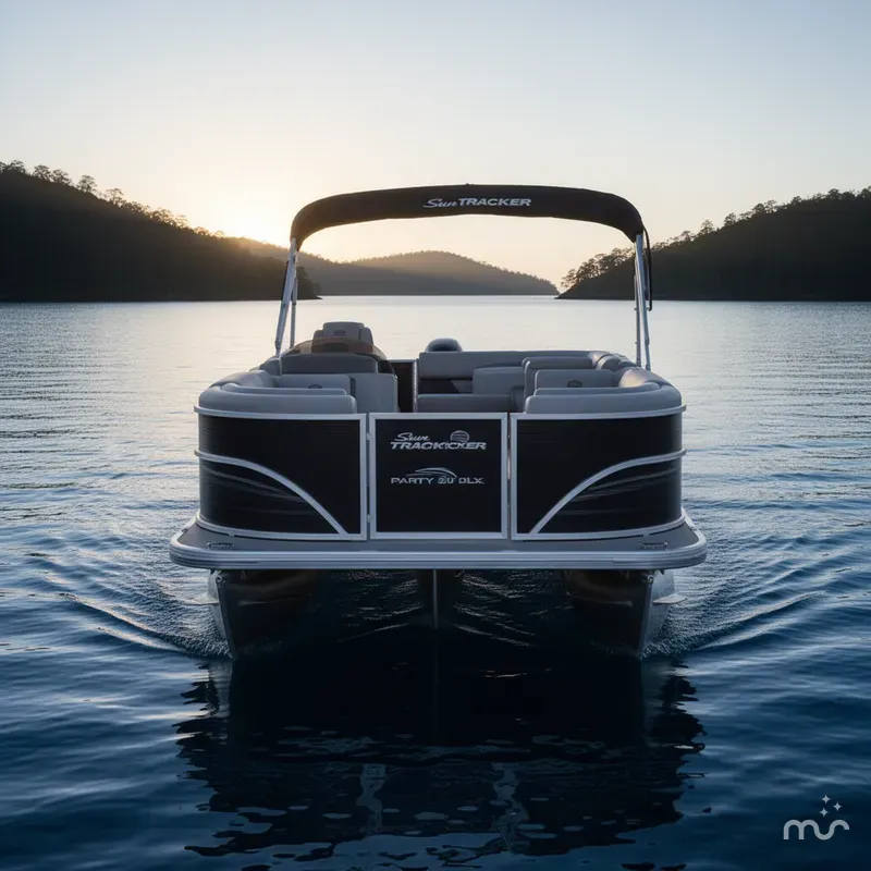 Slide: The Image of Sun Tracker Party Barge 20 DLX 2026 - 3