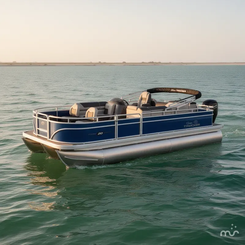 Slide: The Image of Sun Tracker Fishin' Barge 20 DLX 2026 - 0