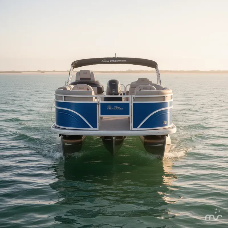 Slide: The Image of Sun Tracker Fishin' Barge 20 DLX 2026 - 2