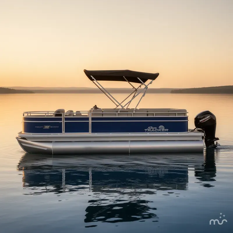 Slide: The Image of Sun Tracker Fishin' Barge 20 DLX 2026 - 1