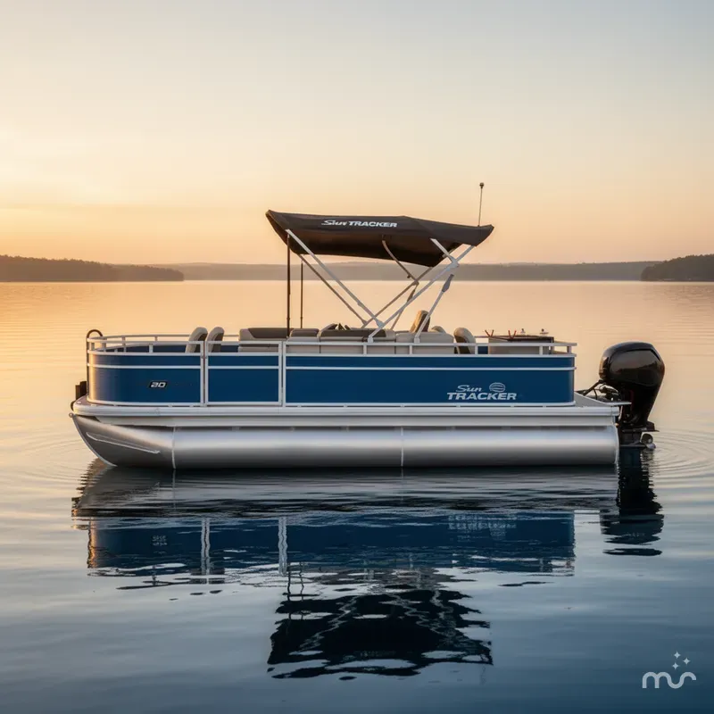 Slide: The Image of Sun Tracker Fishin' Barge 20 DLX 2026 - 1