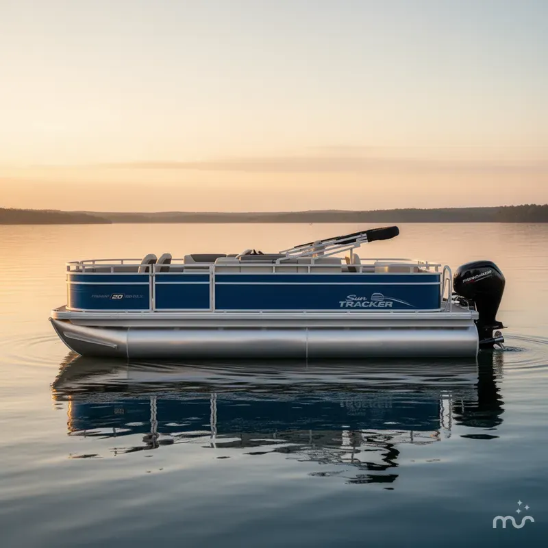Slide: The Image of Sun Tracker Fishin' Barge 20 DLX 2026 - 2