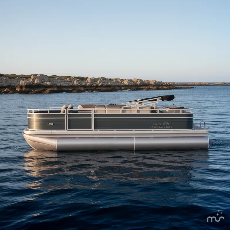 Slide: The Image of Sun Tracker Fishin' Barge 20 DLX 2026 - 2