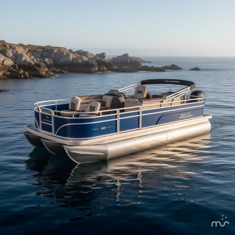 Slide: The Image of Sun Tracker Fishin' Barge 20 DLX 2026 - 4