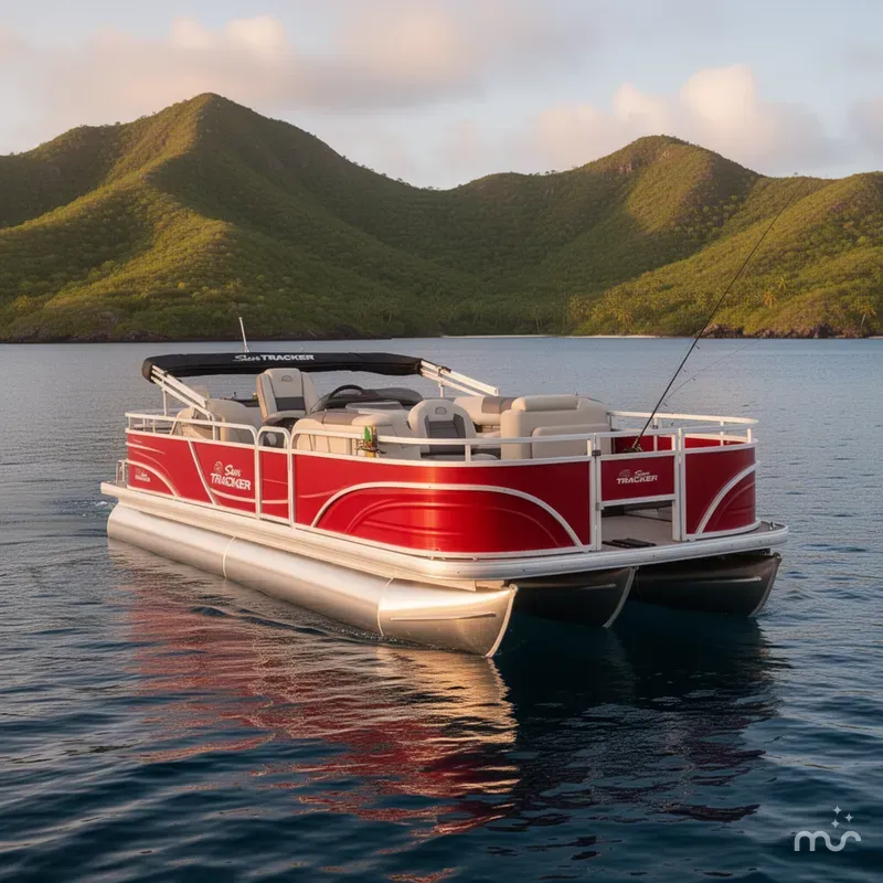 Slide: The Image of Sun Tracker Fishin' Barge 22 DLX 2026 - 3