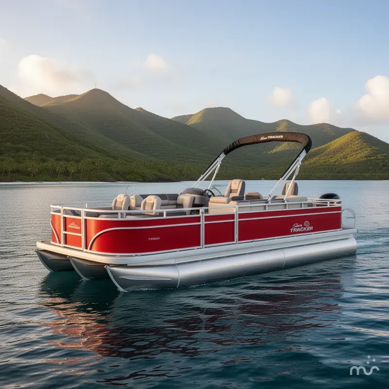 Slide: The Image of Sun Tracker Fishin' Barge 22 DLX 2026 - 4