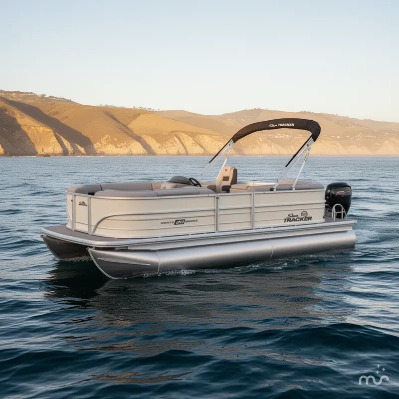 Slide: The Image of Sun Tracker Party Barge 20 DLX 2026 - 0