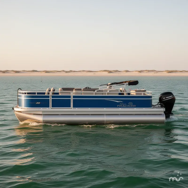 Slide: The Image of Sun Tracker Fishin' Barge 20 DLX 2026 - 1