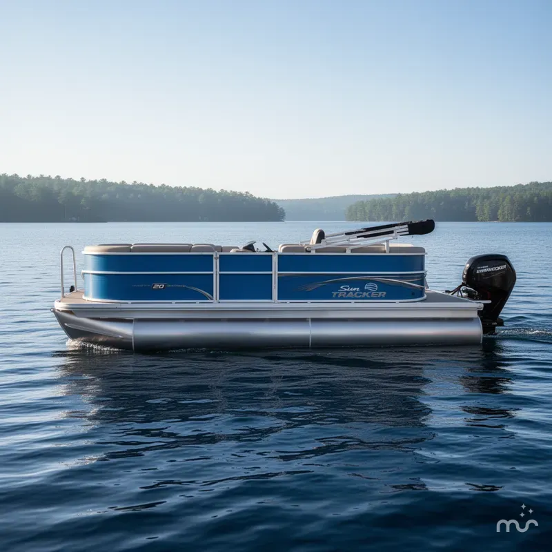 Slide: The Image of Sun Tracker Party Barge 20 DLX 2026 - 1