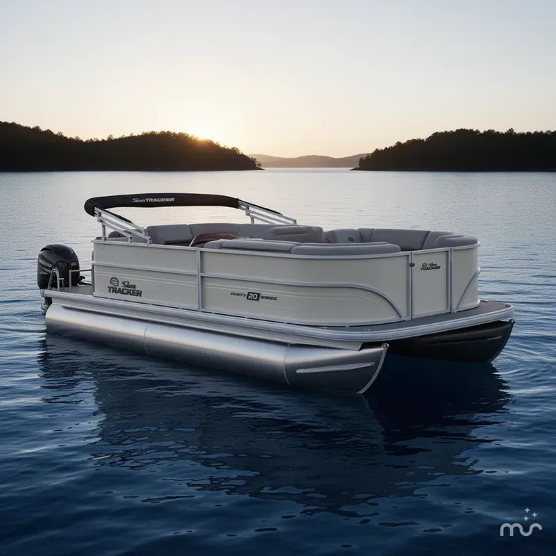 Slide: The Image of Sun Tracker Party Barge 20 DLX 2026 - 0