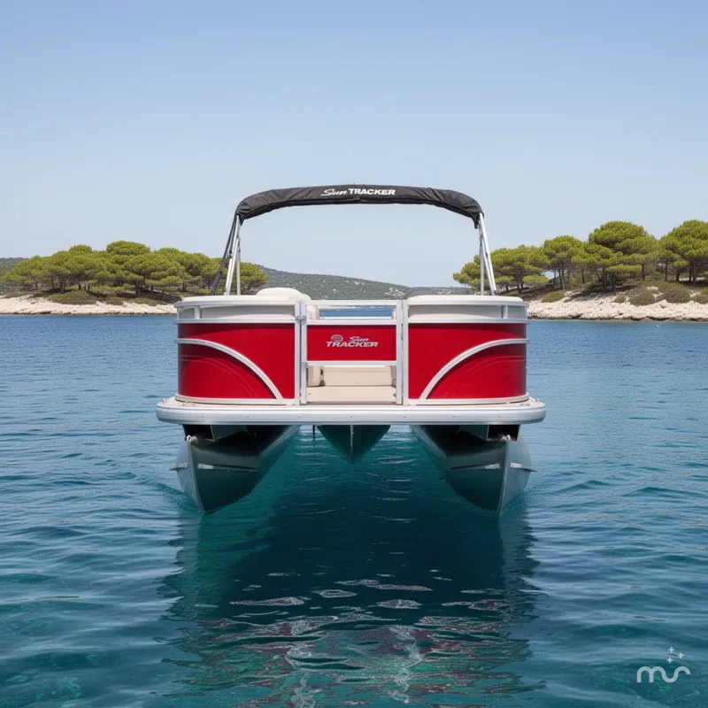 Slide: The Image of Sun Tracker Fishin' Barge 22 DLX 2026 - 1