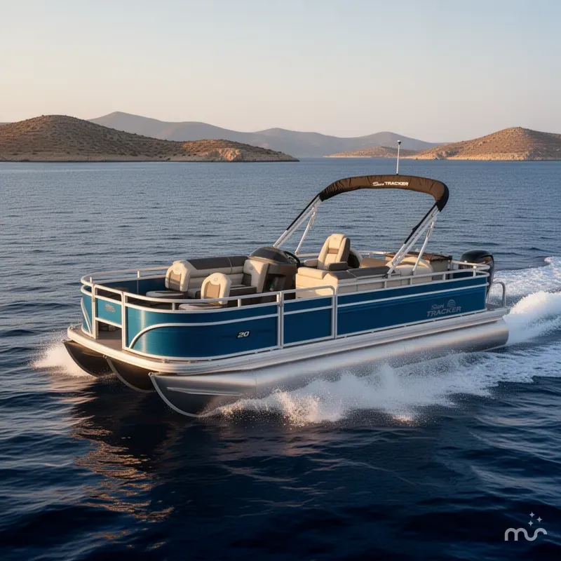 Slide: The Image of Sun Tracker Fishin' Barge 20 DLX 2026 - 4