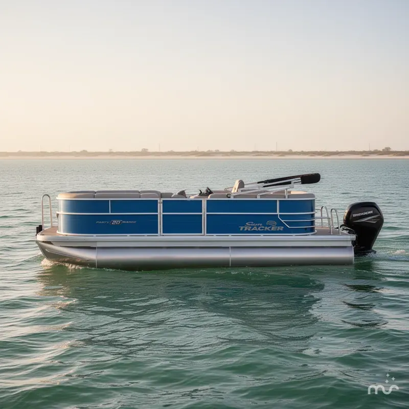 Slide: The Image of Sun Tracker Party Barge 20 DLX 2026 - 1