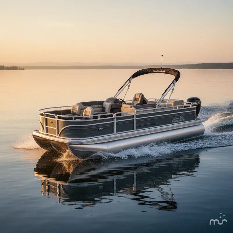 Slide: The Image of Sun Tracker Fishin' Barge 20 DLX 2026 - 4