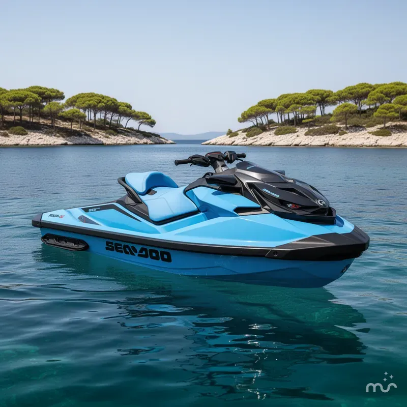 The Image of Sea-Doo RXP-X 325 Tech, BRP Premium A, iBR Gulfstream Blue Premium 2026 - 0