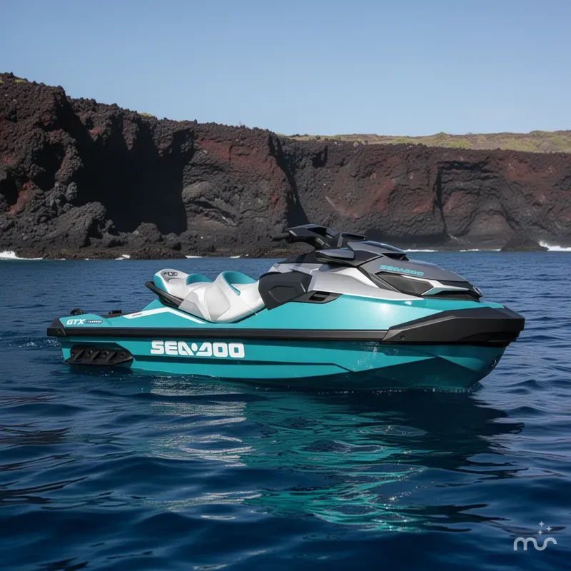 The Image of Sea-Doo GTX Limited 325 Teal Metallic 2026 - 0