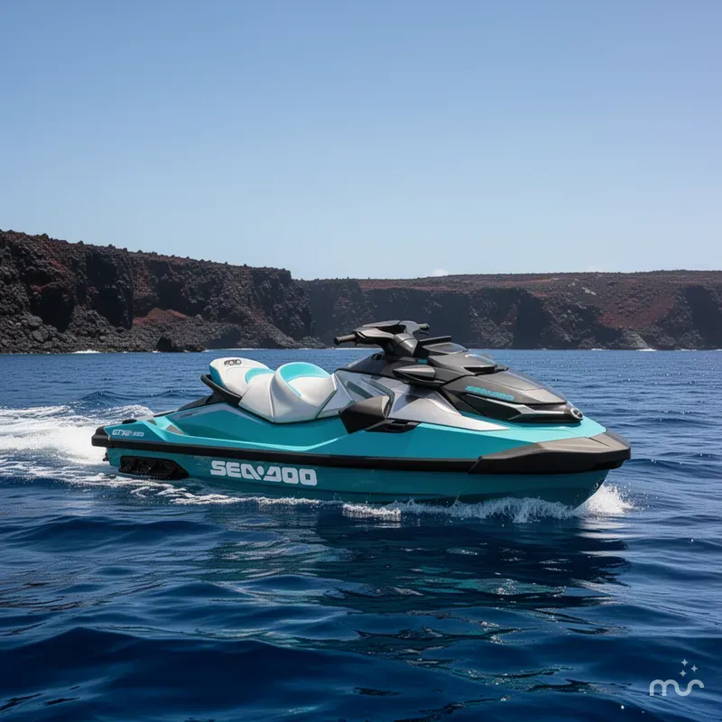 Slide: The Image of Sea-Doo GTX Limited 325 Teal Metallic 2026 - 4