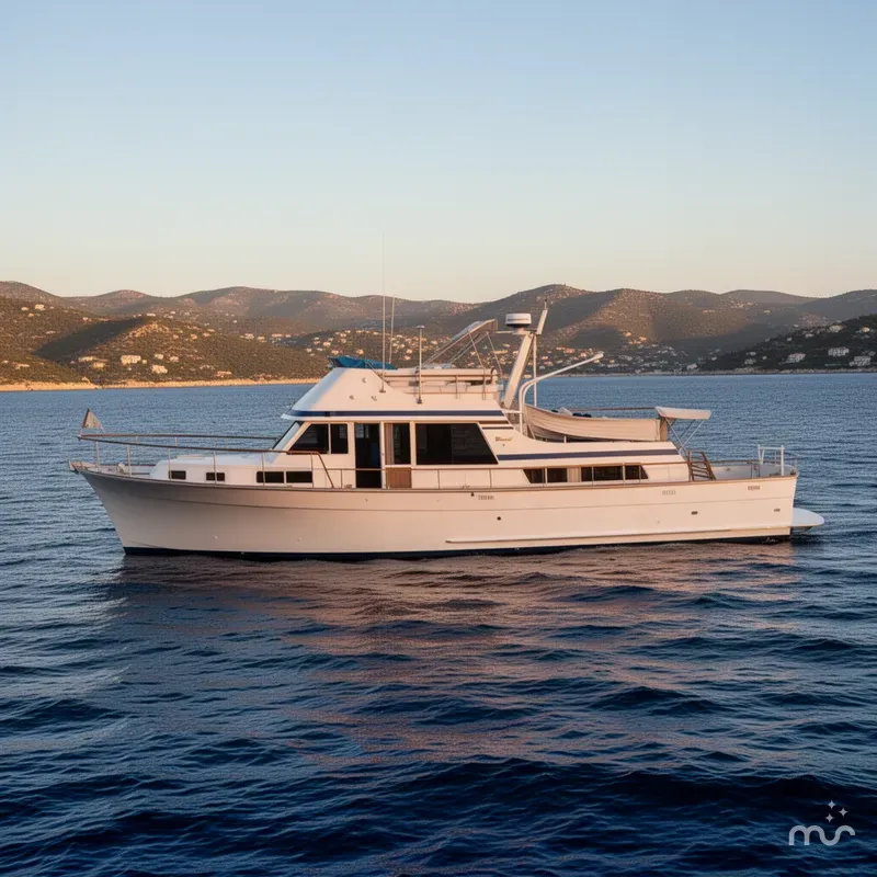 Slide: The Image of Tollycraft 48 Cockpit Motor Yacht 1978 - 2