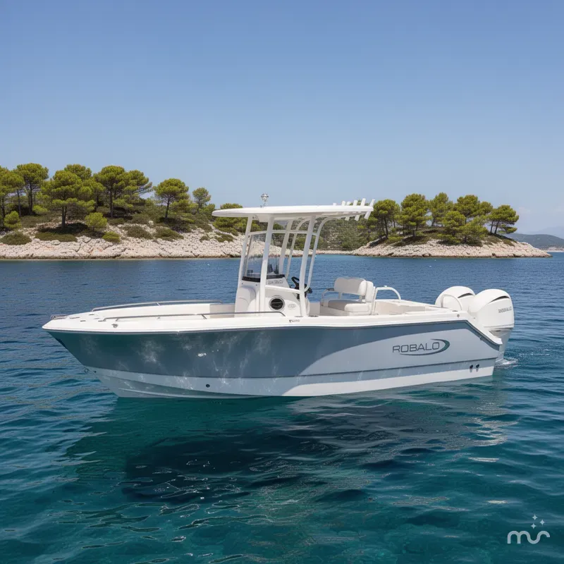 Slide: The Image of Robalo R230 Center Console 2026 - 2