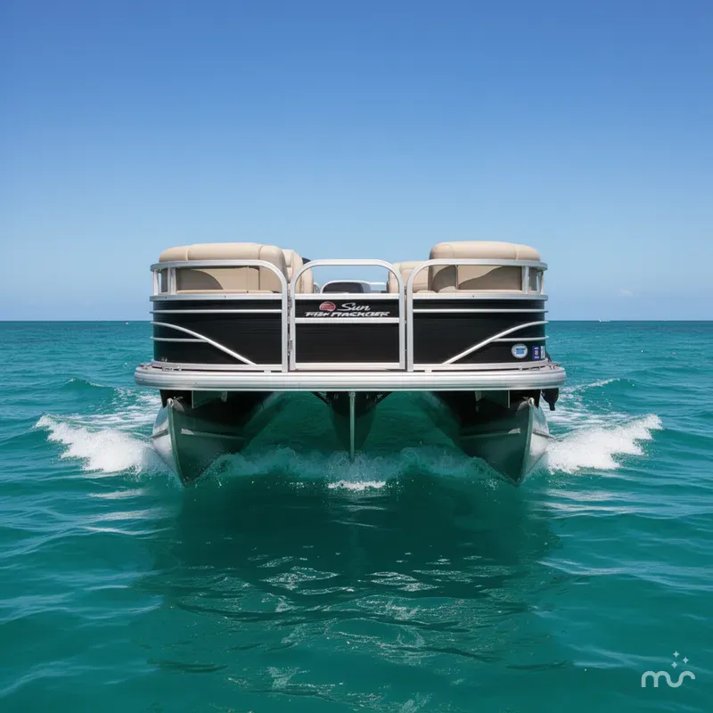 Slide: The Image of Sun Tracker Fishin' Barge 20 DLX 2021 - 1