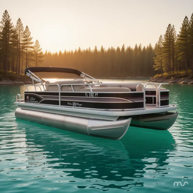 The Image of Sun Tracker Fishin' Barge 20 DLX 2015 - 0