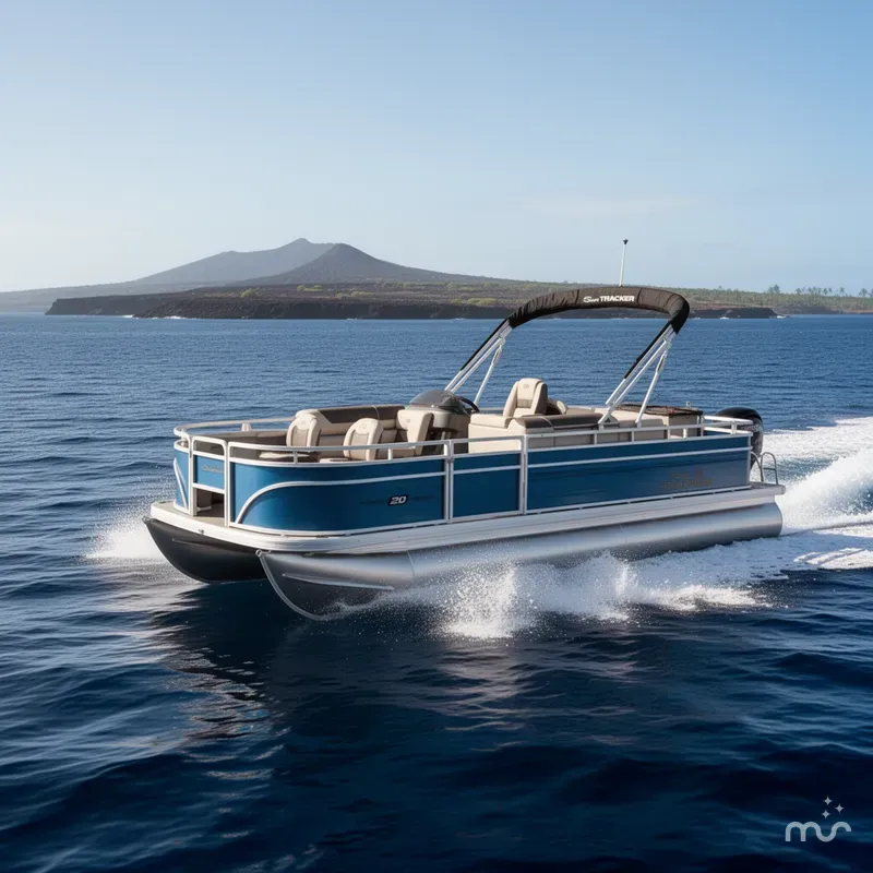 Slide: The Image of Sun Tracker Fishin' Barge 20 DLX 2026 - 4