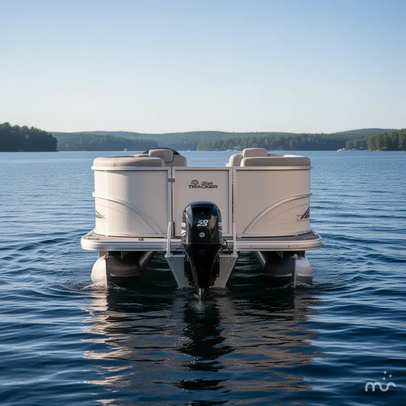 Slide: The Image of Sun Tracker Party Barge 20 DLX 2026 - 1