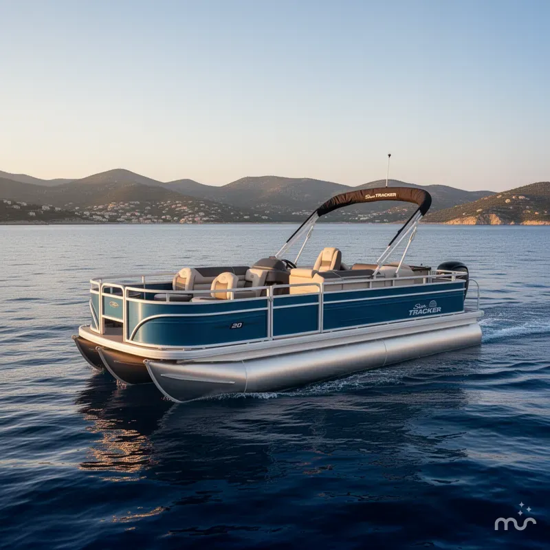 Slide: The Image of Sun Tracker Fishin' Barge 20 DLX 2026 - 4