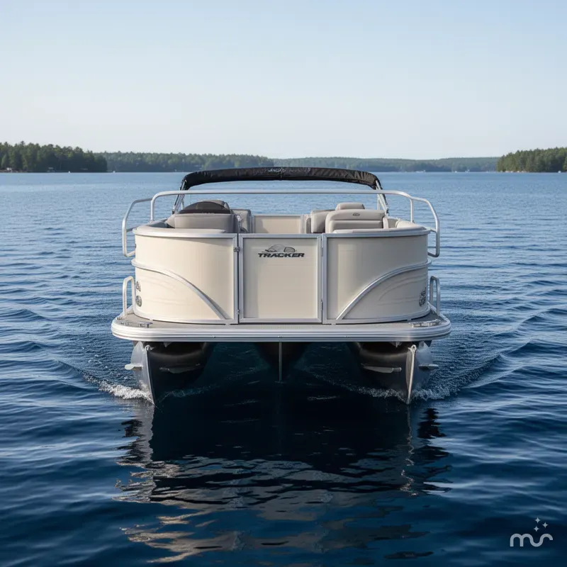 Slide: The Image of Sun Tracker Party Barge 16 DLX 2026 - 1